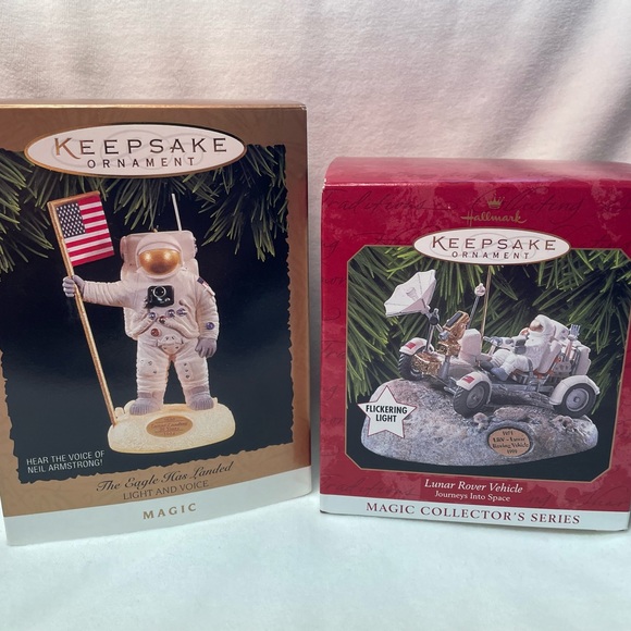 Neil Armstrong Ornament & Lunar Rover Vehicle Ornament - Picture 2 of 13